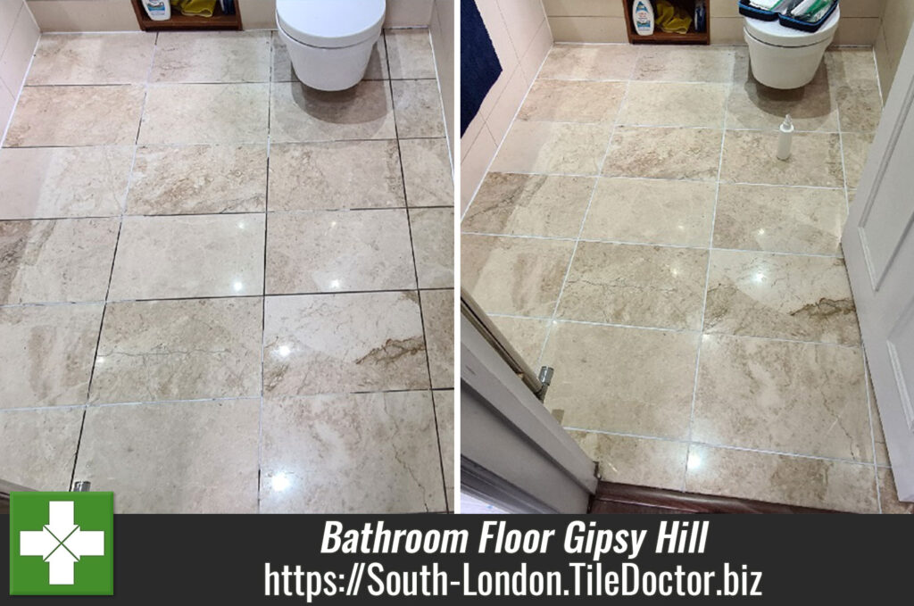 Bathroom Floor Grout Cleaning Colouring Gipsy Hill